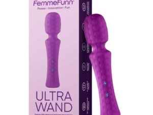 Vvole FemmeFunn Ultra Wand Rechargeable Flexible Textured Silicone Vibrator
