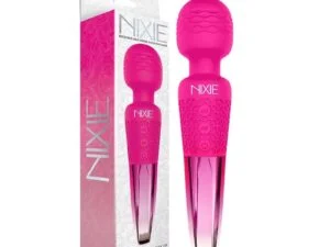 Global Novelties LLC Nixie Rechargeable Wand Massager Pink Ombre Metallic * Versatile Personal Massager with 20