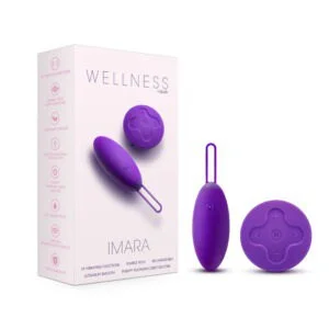Blush Wellness Imara Vibrating Egg with Remote – Purple
