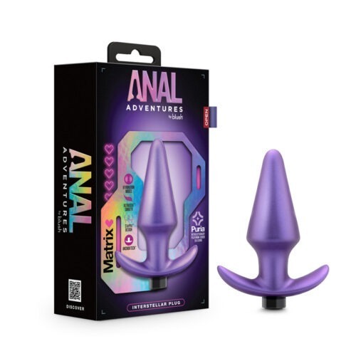 Blush Anal Adventures Matrix Interstellar Plug * Iridescent Astro Violet