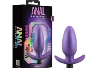 Blush Anal Adventures Matrix Excelsior Plug Astro Violet – Rechargeable Vibrating Anal Plug with 10 Settings and
