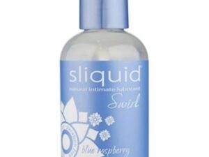 Sliquid Swirl Blue Raspberry Flavored Lubricant - 4.2 oz. by Sliquid
