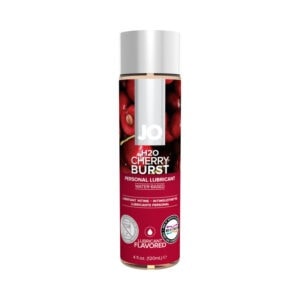 System Jo JO H2O Cherry Burst Flavored Water-Based Lubricant - 4 oz.