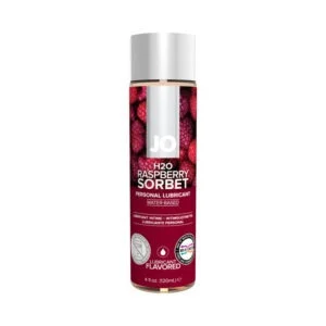 System Jo JO H2O Raspberry Sorbet Flavored Water-Based Lubricant - 4 oz.