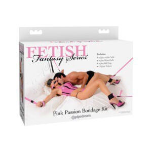 Pipedream Fetish Fantasy Series 7-Piece Pink Passion Bondage Kit – Beginner’s Restraint Set