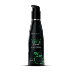Wicked Aqua Candy Apple Water-Based Lubricant 4 oz. by Wicked Sensual Care Collection