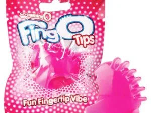Screaming O FingO Tips Pink Mini Vibrating Massager Discreet & Disposable
