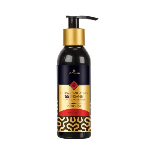 Sensuva Ultra-Stimulating ON Insane Cherry Pop Personal Moisturizer - 4.2 oz