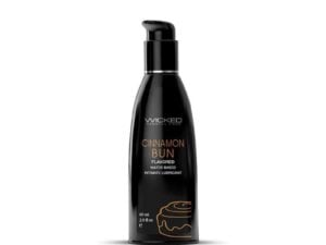 Wicked Aqua Cinnamon Bun Water-Based Lubricant by Wicked Sensual Care Collection, 2 oz