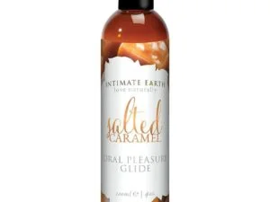 Intimate Earth Sea Salt Caramel Flavored Glide by New Earth Trading LLC - 4 oz (120 ml)