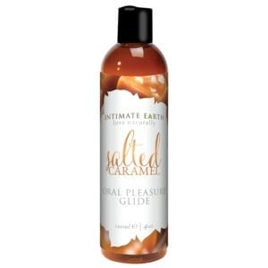 Intimate Earth Sea Salt Caramel Flavored Glide by New Earth Trading LLC - 4 oz (120 ml)