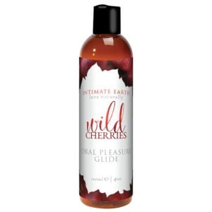 Intimate Earth Wild Cherries Flavored Glide by New Earth Trading LLC * 4 oz (120 ml)