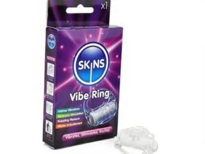 Creative Conceptions LLC Skins Vibrating Ring Retail Pack * Powerful Rechargeable Cockring with Bumps and
