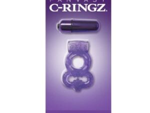 Pipedream Fantasy C-Ringz Infinity Super Ring Purple – Powerful Vibrations and Enhanced Erections