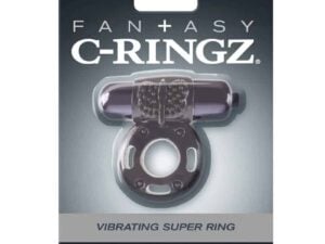Pipedream Fantasy C-Ringz Vibrating Super Ring with Bullet - Black