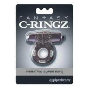 Pipedream Fantasy C-Ringz Vibrating Super Ring with Bullet - Black