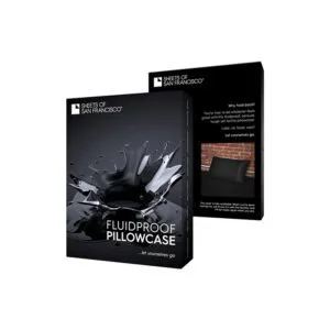 Zinc Retail Inc SF80014S Fluid proof Rubber Feel Standard Pillowcase