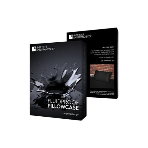 Zinc Retail Inc SF80014S Fluid proof Rubber Feel Standard Pillowcase