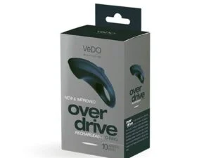 Savvy Co. VeDO Overdrive+ Rechargeable Vibrating Ring - Just Black