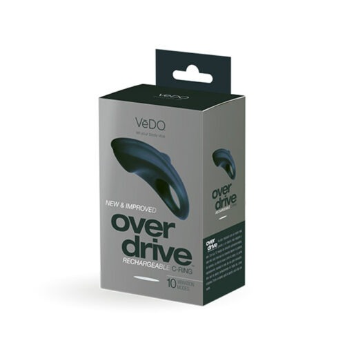 Savvy Co. VeDO Overdrive+ Rechargeable Vibrating Ring - Just Black