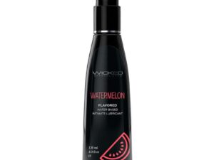 Wicked Aqua Watermelon Water-Based Lubricant by Wicked Sensual Care Collection, 4 oz.
