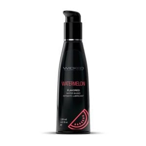 Wicked Aqua Watermelon Water-Based Lubricant by Wicked Sensual Care Collection, 4 oz.