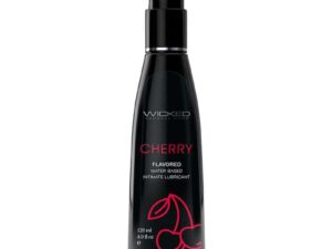 Wicked Aqua Cherry Water-Based Lubricant 4 oz. by Wicked Sensual Care Collection