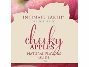 Intimate Earth Cheeky Apples 3 ml Oral Pleasure Glide by New Earth Trading LLC