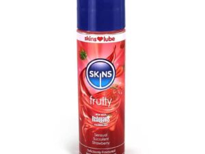 Skins Strawberry Water-Based Lubricant by Creative Conceptions LLC - 4 oz.