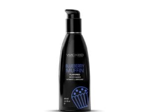 Wicked Sensual Care Collection Wicked Aqua Blueberry Muffin Water-Based Lubricant 2 oz.
