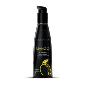 Wicked Sensual Care Collection Wicked Aqua Mango Water-Based Lubricant - 4 oz.