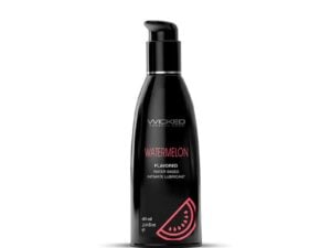 Wicked Aqua Watermelon Water-Based Lubricant 2 oz. by Wicked Sensual Care Collection