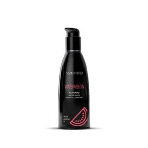 Wicked Aqua Watermelon Water-Based Lubricant 2 oz. by Wicked Sensual Care Collection