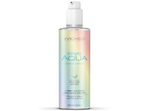 Wicked Sensual Care Collection Simply Aqua Special Edition Water-Based Lubricant * 4 oz.