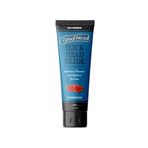 Doc Johnson GoodHead Slick Head Glide Watermelon - 4 oz. Personal Lubricant