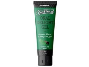 Doc Johnson GoodHead Oral Delight Gel Chocolate Mint - 4 oz