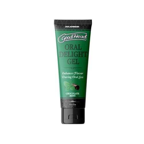Doc Johnson GoodHead Oral Delight Gel Chocolate Mint - 4 oz