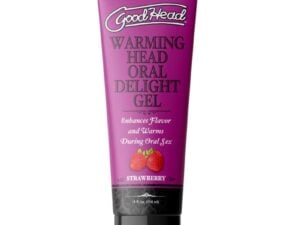 Doc Johnson GoodHead Warming Head Oral Delight Gel – Strawberry, 4 oz