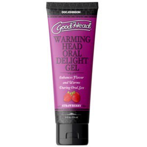 Doc Johnson GoodHead Warming Head Oral Delight Gel – Strawberry, 4 oz