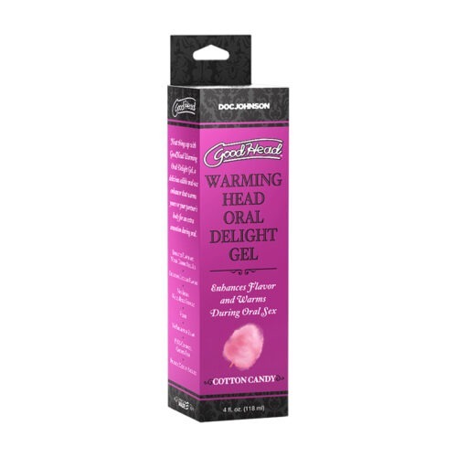 Doc Johnson GoodHead Warming Head Oral Delight Gel Cotton Candy * 4 oz