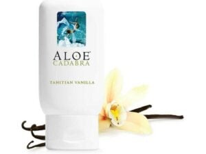 Live Well Brands Aloe Cadabra Tahitian Vanilla Aloe Lubricant 2.5 oz. * Organic, Hydrating, Edible Personal