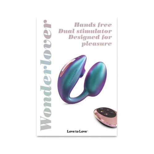 Lovely Planet USA Love to Love Wonderlover with Remote in Iridescent Turquoise