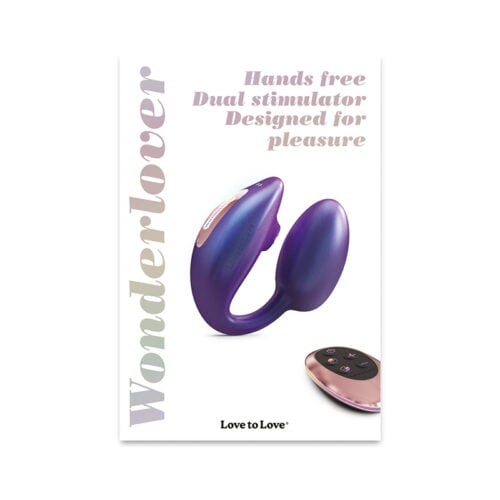 Lovely Planet USA Love to Love Wonderlover with Remote Waterproof Clitoral and G-Spot Stimulator
