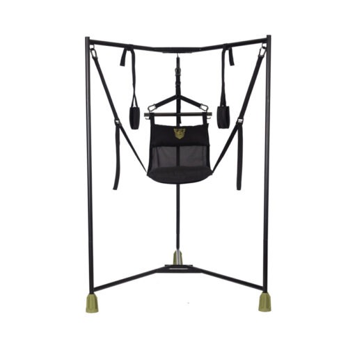 Doc Johnson Fort Troff Hammock Hangar Sling Black - Stable, Portable, and Adjustable Tactical Hammock System