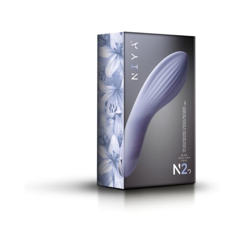 Rocks-Off NIYA 2 Couples Massager Cornflower - Rechargeable Body-Safe Silicone with 10 Functions