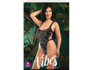 Fantasy Lingerie Vibes Eat Me Flash Reactive Mushroom-Print Bodysuit S/M