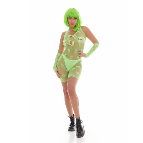 Rene Rofe Kandihouse Out of This World Bodysuit - Part Number 64002-GECKO OS