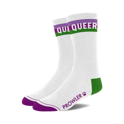 Simply Pleasure Ltd Prowler Queer Socks - Vibrant Pride-Inspired Unisex Socks with Discreet Logo