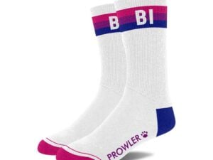 Simply Pleasure Ltd Prowler Bi Pride Socks * Vibrant Multi-Color Bisexual Pride Footwear