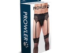 Simply Pleasure Ltd Prowler Lace Garter Set Black Large (Part Number: USA-PR008-GARTER-B-L)